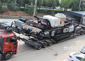 自走式移动圆锥破碎机设备_履带移动圆锥破碎站